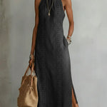 Soline | Retro Lace Denim Dress – view 4