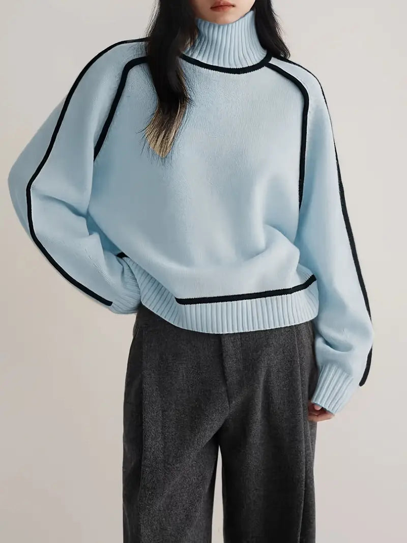 Sandrine | Chic Roll Neck Sweater – view 12