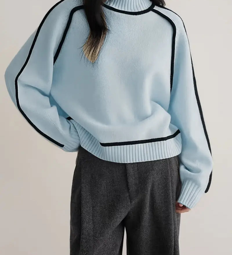 Sandrine | Chic Roll Neck Sweater – view 12