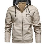 Matej | Padded Hooded Jacket with Look Finish – view 3