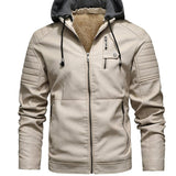 Matej | Padded Hooded Jacket with Look Finish – view 3
