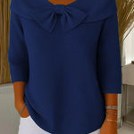 Tivella bow neck jumper, fifth colourway | Ellie Dublin
