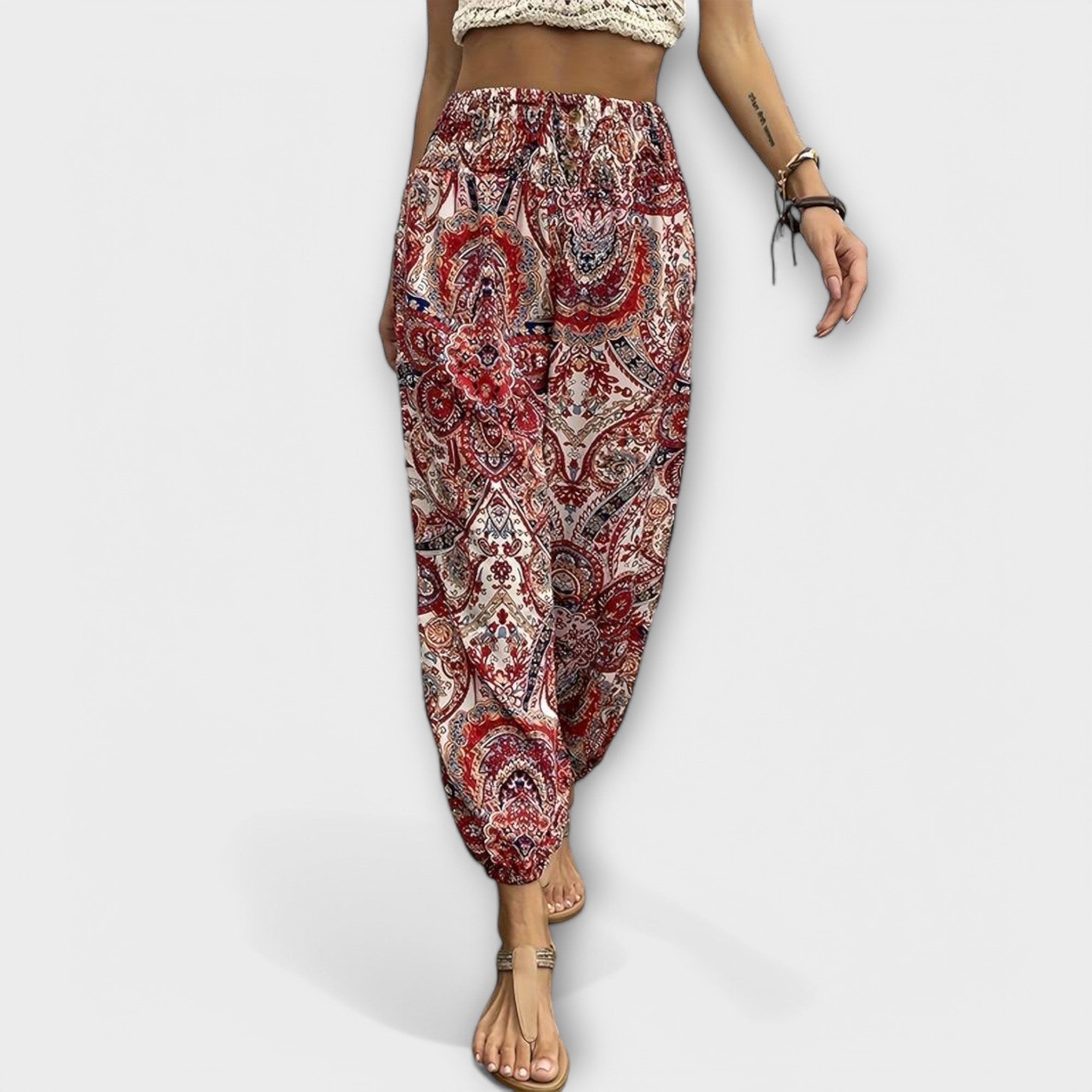 Elise | Ethnic Graphic Trousers – view 12