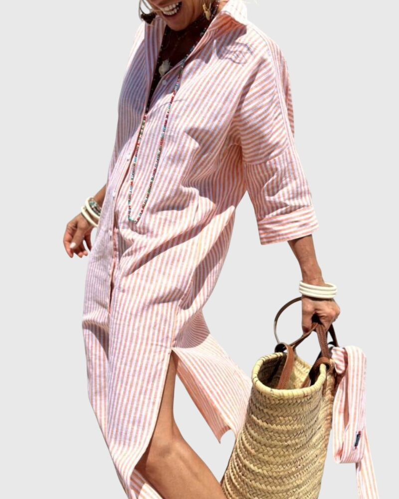 Ellen | Classic Striped Dress – view 2