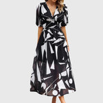 Merlin | Flattering Floral Midi Dress – view 4
