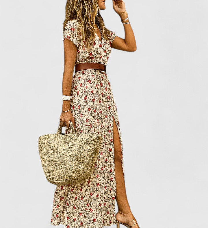 Caroline | Elegant Boho Maxi Dress – view 2