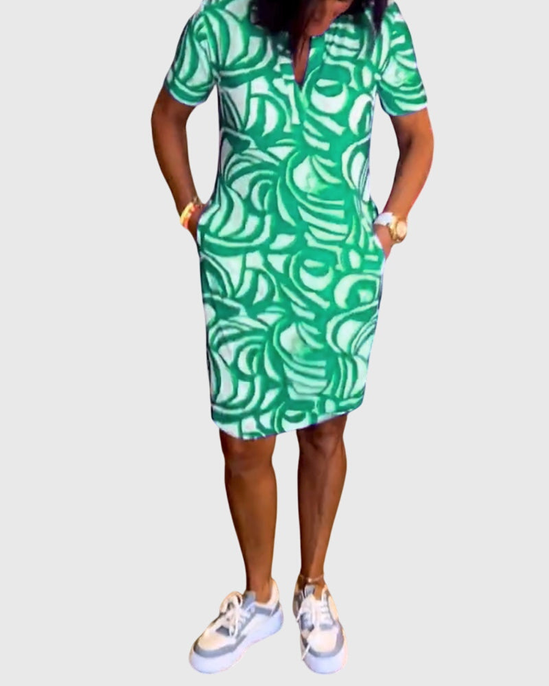 Jeanne | Flattering Avenue Walk Dress – view 15