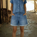 Romy | Casual Denim Dress – view 3