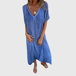 Fiona | Light and Elegant V-Neck Dress – view 5