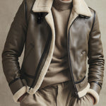 Joe | Cozy Biker Jacket for Chilly Autumn and Winter Days – view 6
