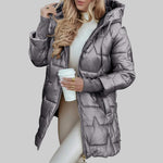 Cecilia | Stylish Hooded Autumn Coat – view 3