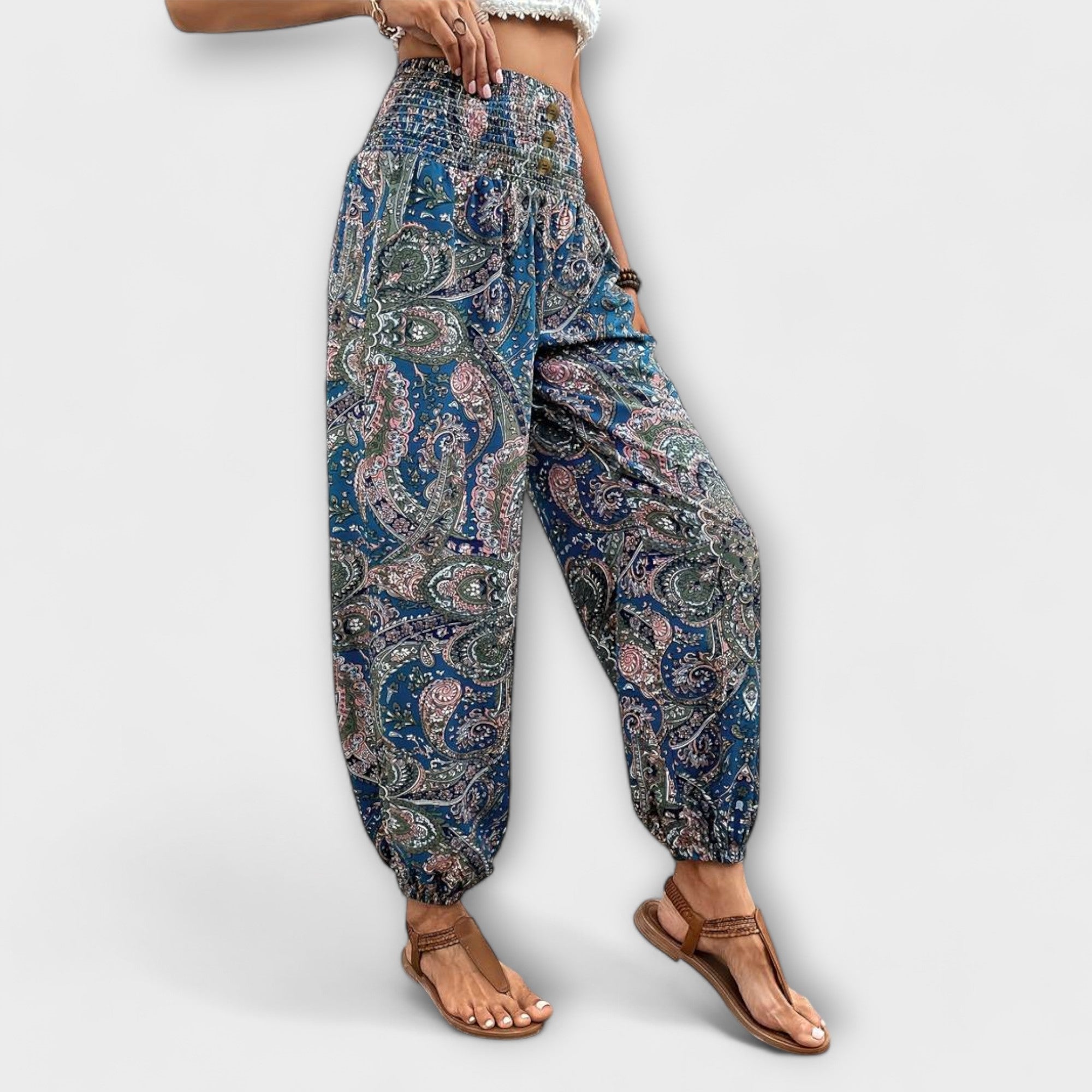 Elise | Ethnic Graphic Trousers – view 10