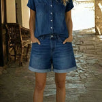 Romy | Casual Denim Dress – view 2