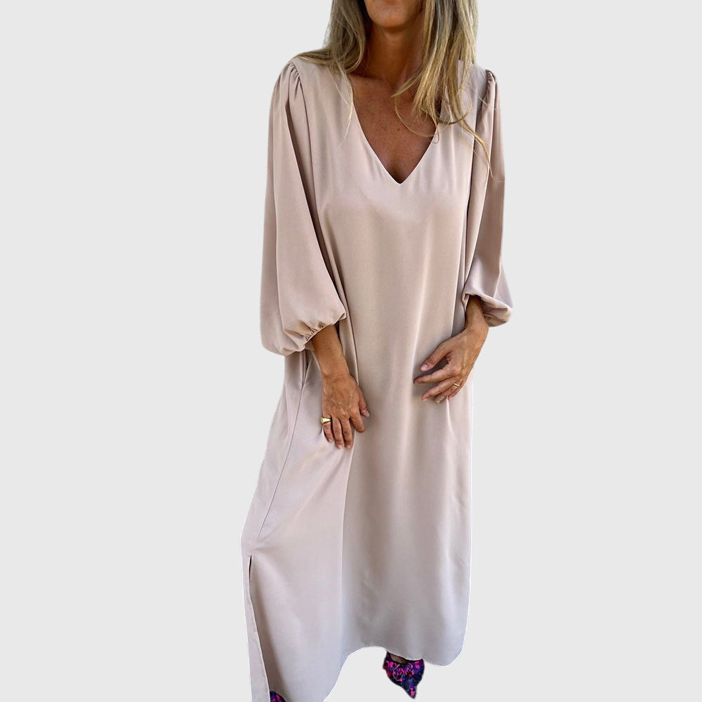 Carol | Long Boho Dress with Pockets