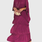 Patricia | Elegant Long and Flowing Dress – view 11