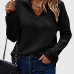 Christine | Stylish Half-Zip Sweater – view 8