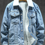 Milan™ | Cozy Winter Denim Jacket – view 13