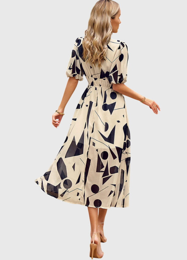 Merlin | Flattering Floral Midi Dress – view 13