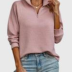 Christine | Stylish Half-Zip Sweater – view 4