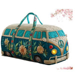Tealvana quilted weekend bag by Ellie Dublin