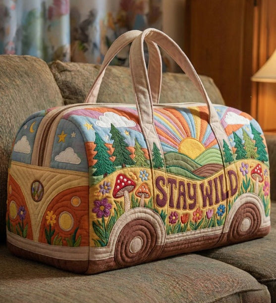 Roamvana quilted weekend bag by Ellie Dublin