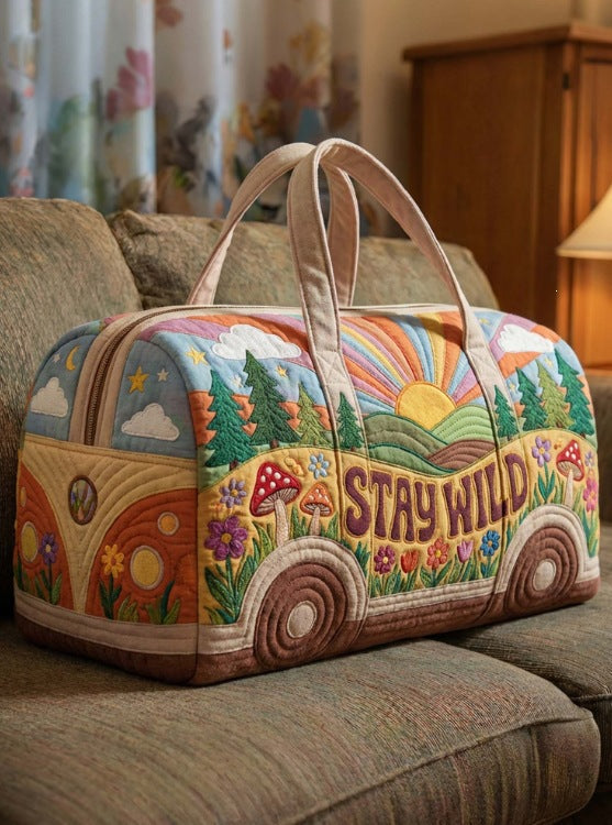 Roamvana quilted weekend bag by Ellie Dublin