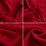 Emily | Cozy Cable Knit Hoodie – view 5