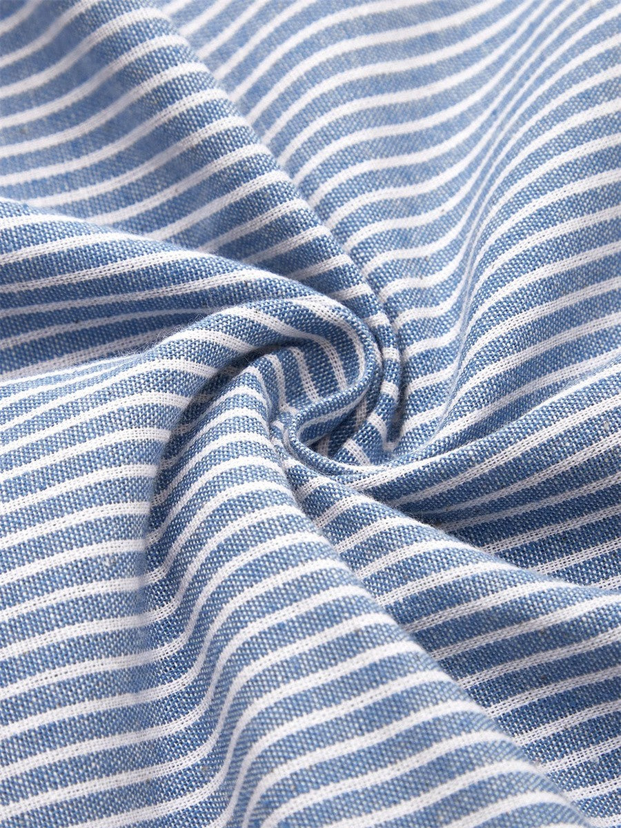 Wanda | Striped Midi Dress – view 4