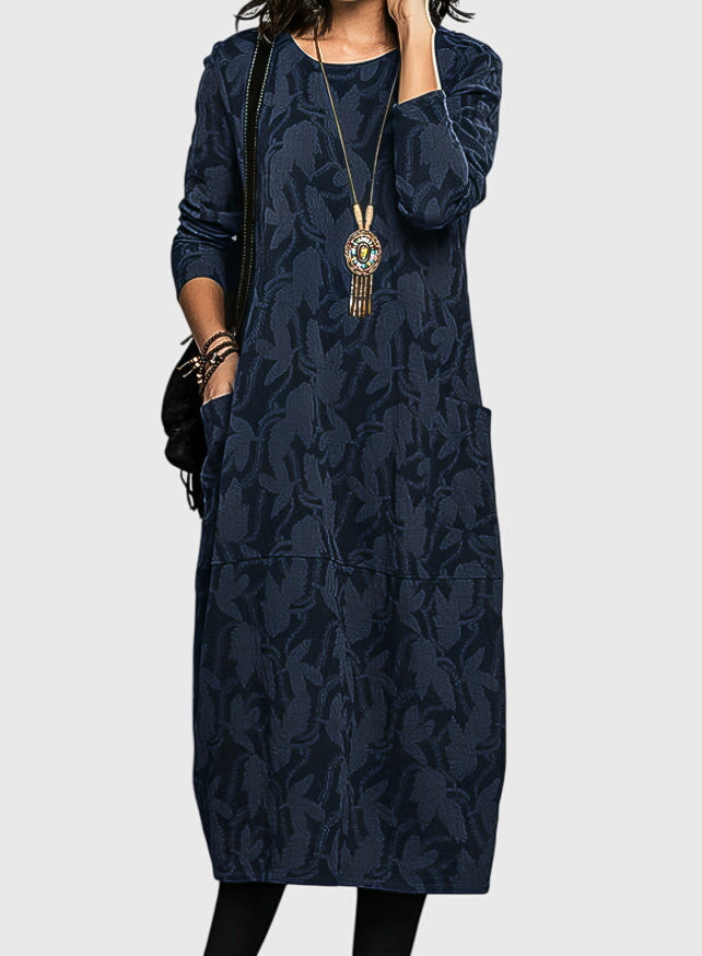 Victoria | Casual Round Neck Dress – view 3