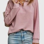 Christine | Stylish Half-Zip Sweater – view 3