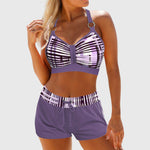Clémence | High-Waisted Ruching Bikini Set – view 4