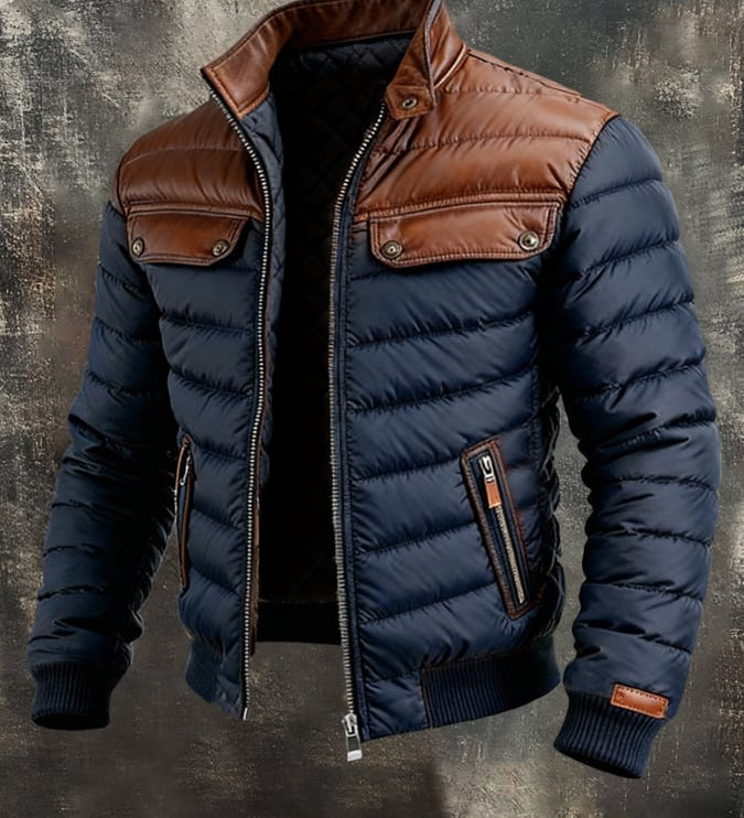 MARKO | Blue Jacket Featuring Accents