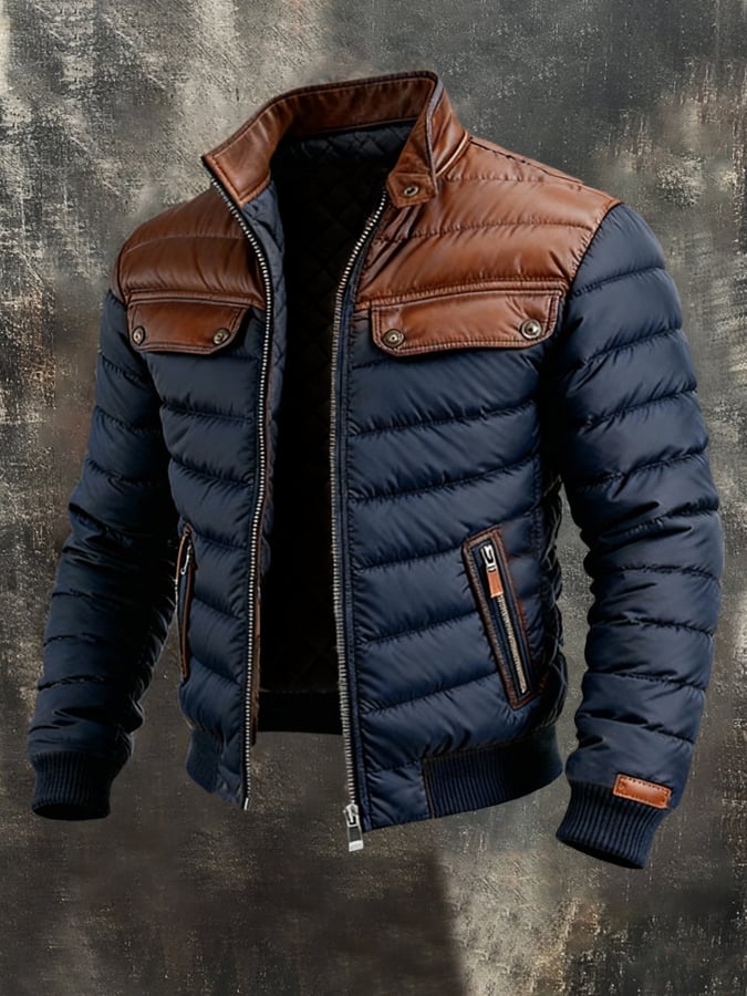 MARKO | Blue Jacket Featuring Accents