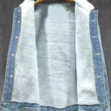 Milan™ | Cozy Winter Denim Jacket – view 8