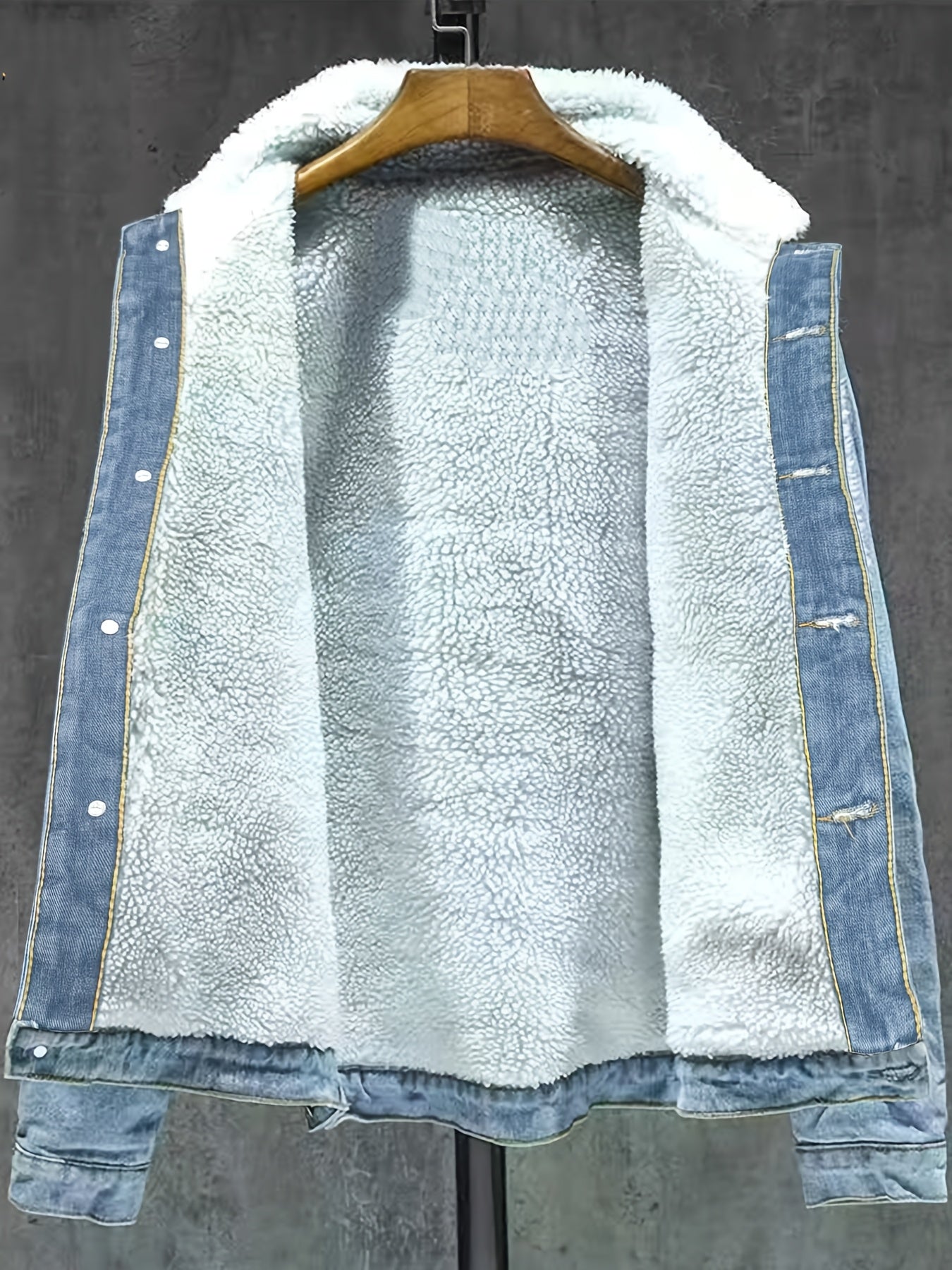Milan™ | Cozy Winter Denim Jacket – view 8