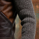 DOMINIK | Jacket Featuring Mesh Accents and Cozy Sherpa Lining – view 3