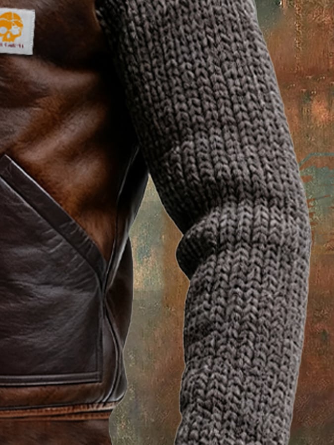DOMINIK | Jacket Featuring Mesh Accents and Cozy Sherpa Lining – view 3