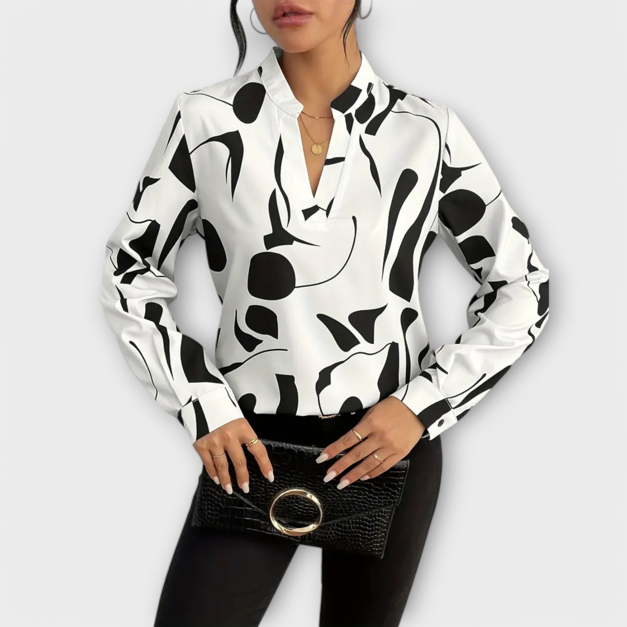 Julie | Stylishly Designed Elegant Blouse – view 3