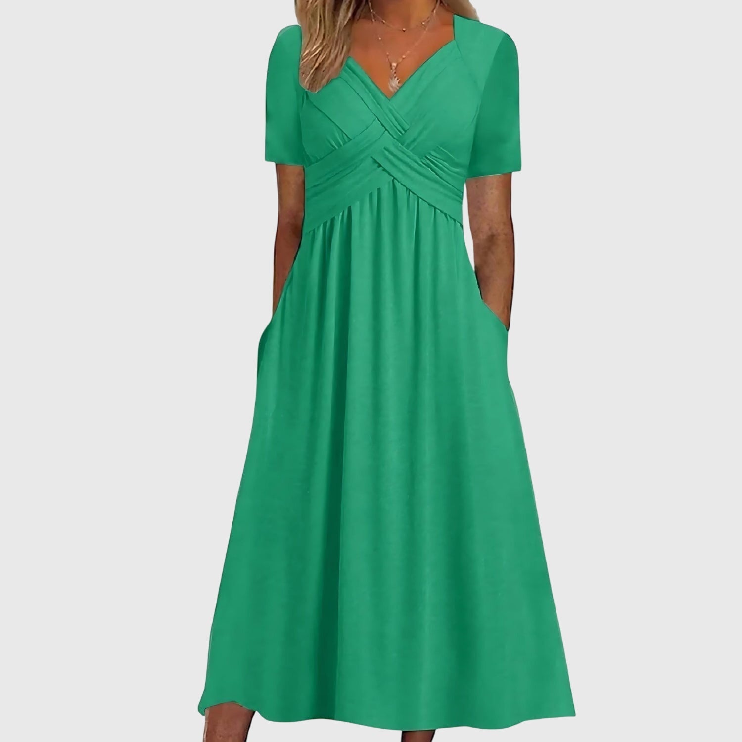 Viola | Midi Dress with Tummy Control – view 5