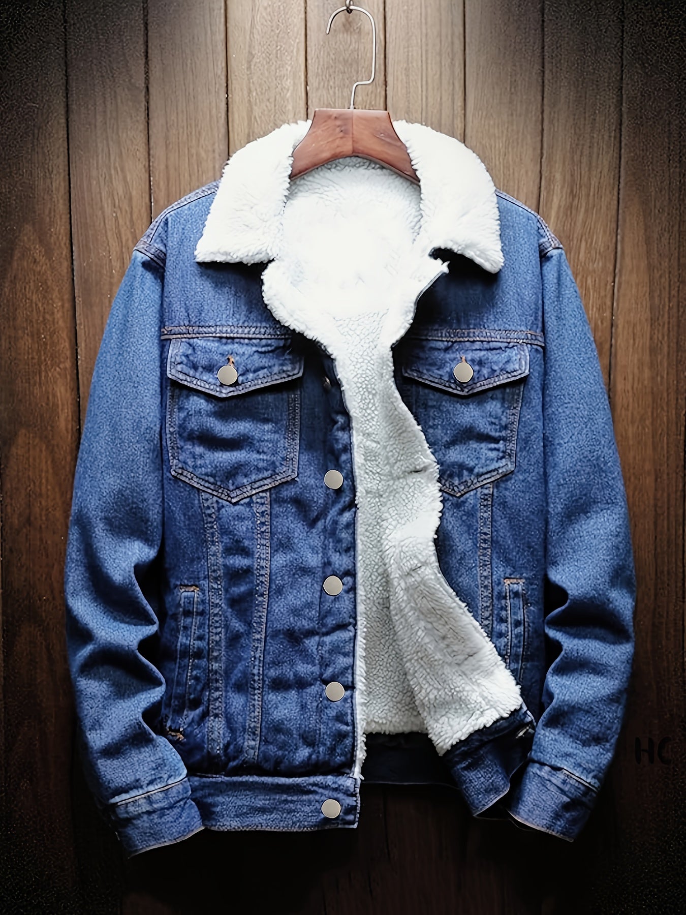 Milan™ | Cozy Winter Denim Jacket – view 2