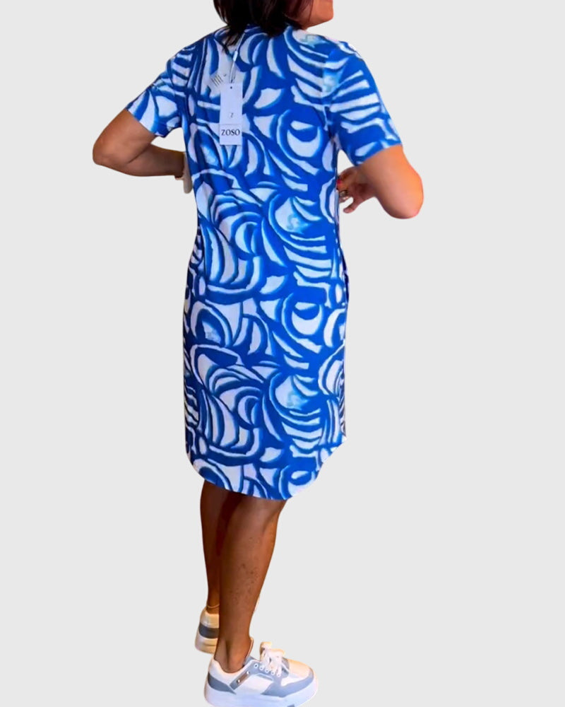 Jeanne | Flattering Avenue Walk Dress – view 12