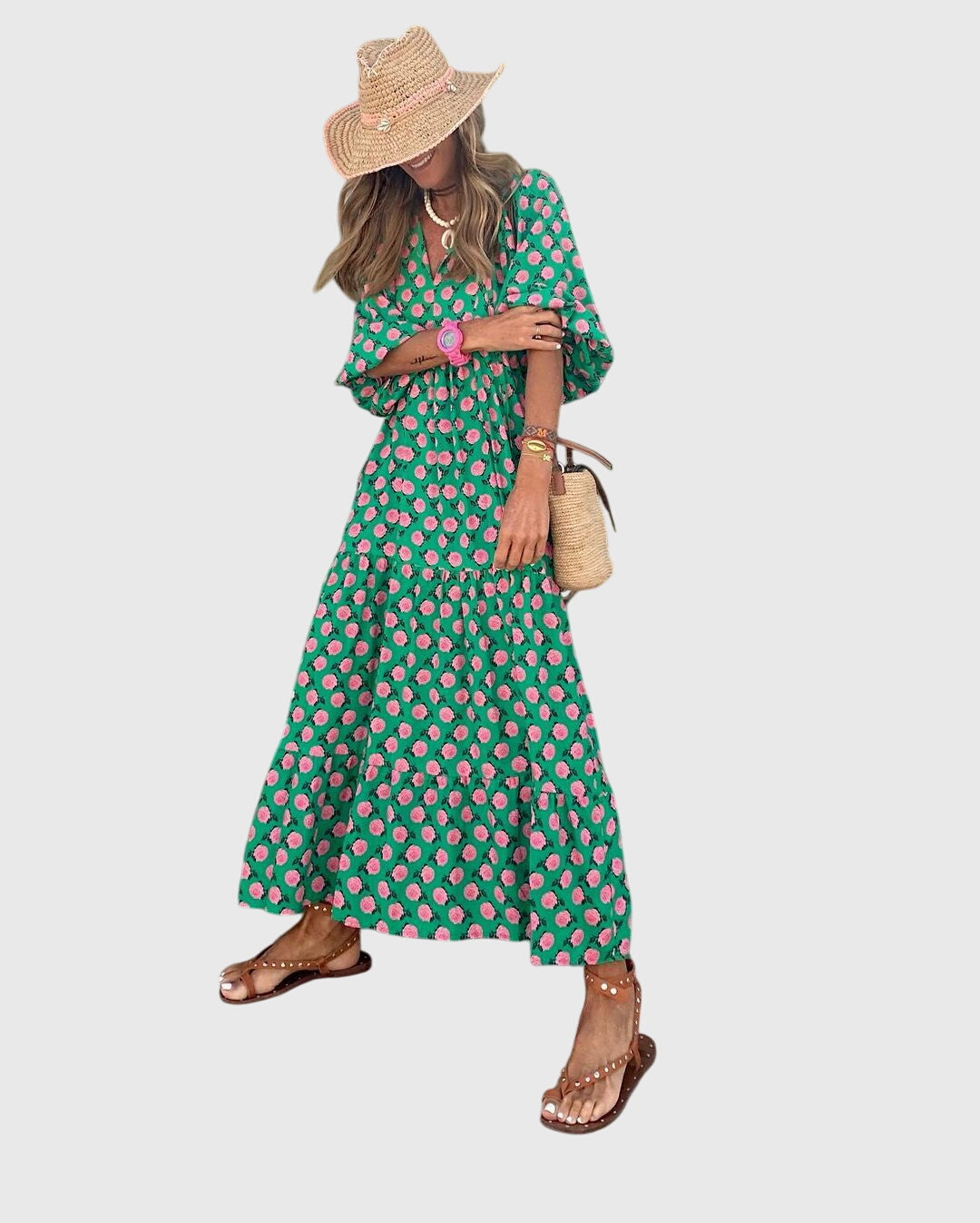 Françoise | Bohemian Maxi Dress – view 3