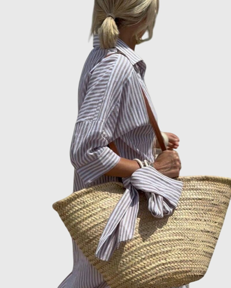 Ellen | Classic Striped Dress – view 5