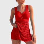 Judith | Two-Piece Swim Set with Skirt – view 5