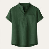 The Paddington Men’s Breathable Henley Shirt – view 9