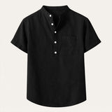 The Piccadilly Men’s Soft Summer Basic Shirt with Chest Pocket – view 5
