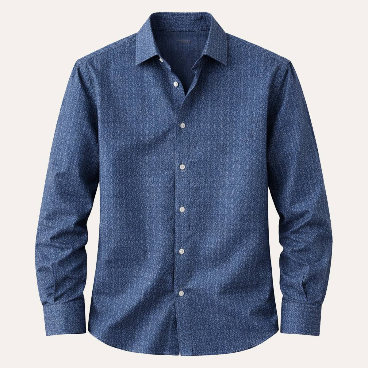 The Ashwood Park Men’s Two Tone Patchwork Western Vintage Denim Shirt – view 5
