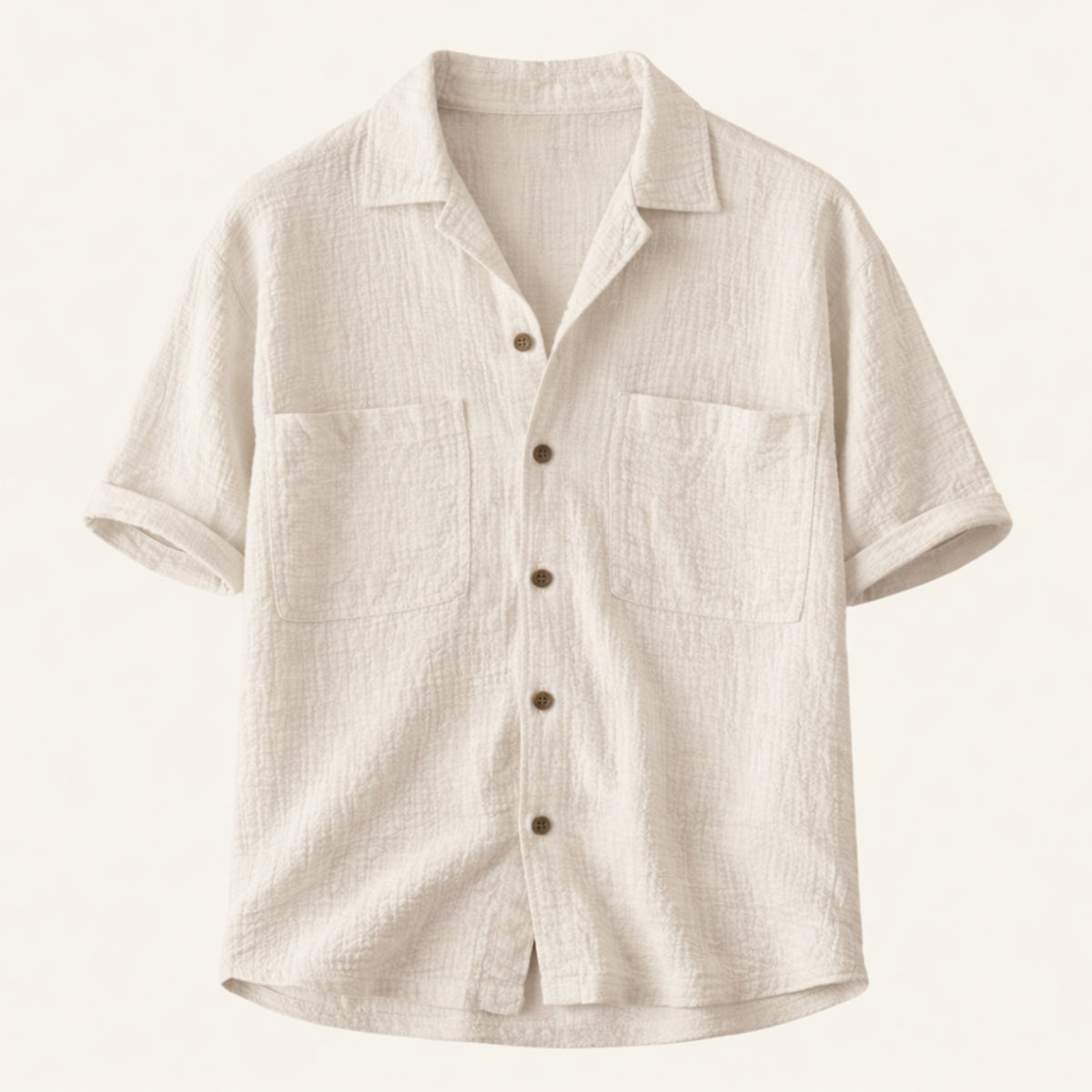 The Mayfair Men’s Relaxed Fit Textured Blend Shirt – view 5