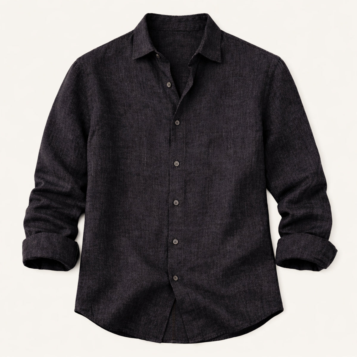 The Meadowfall Men’s Casual Loose Fit Button-Up Shirt – view 9