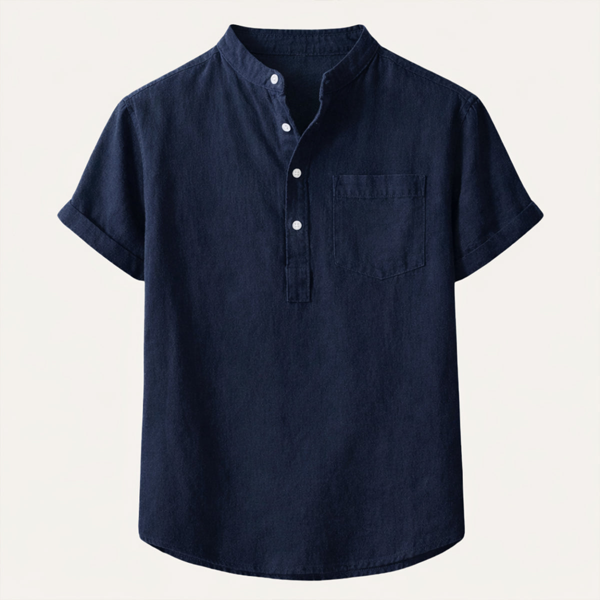 The Hyde Park Men’s Casual Summer Basic Shirt with Chest Pocket – view 9